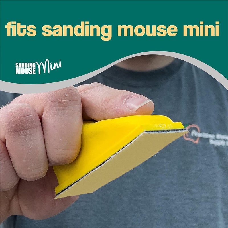 KeyStone 25 Pack of Sanding Mouse Mini Abrasive Sheets 120 grit - Image 4